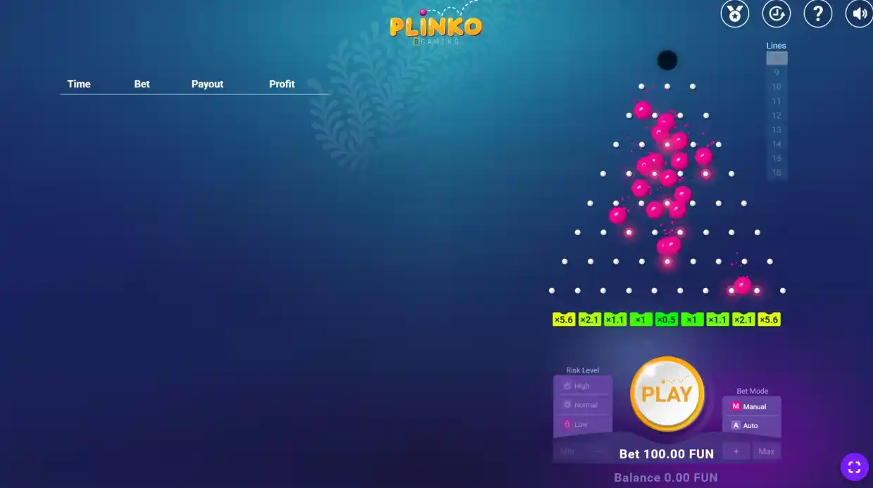 ¿Qué es Plinko de BGaming?